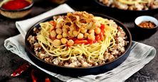 طبق كشري وسط