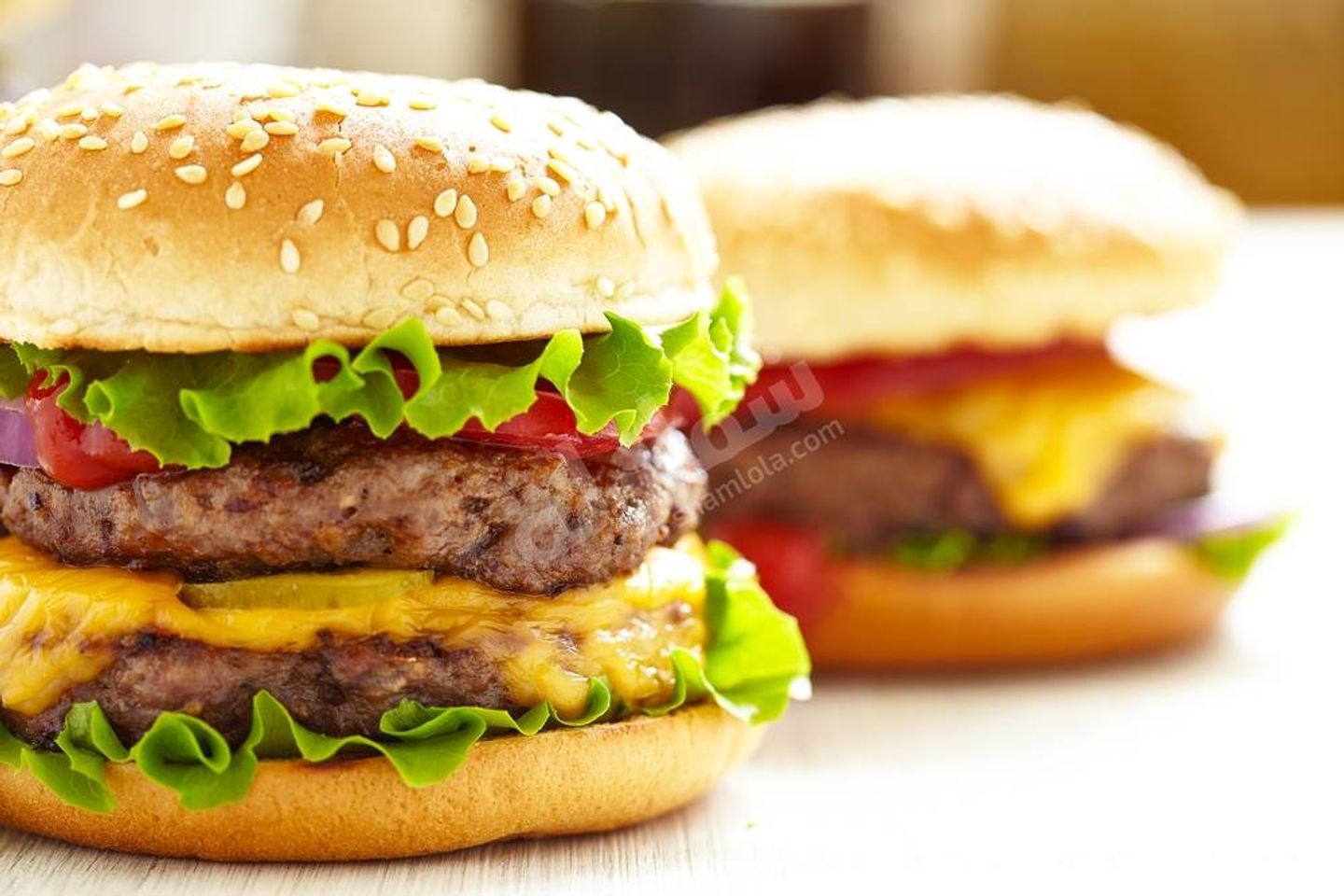 Double Burger Special Fries With Pepsi
