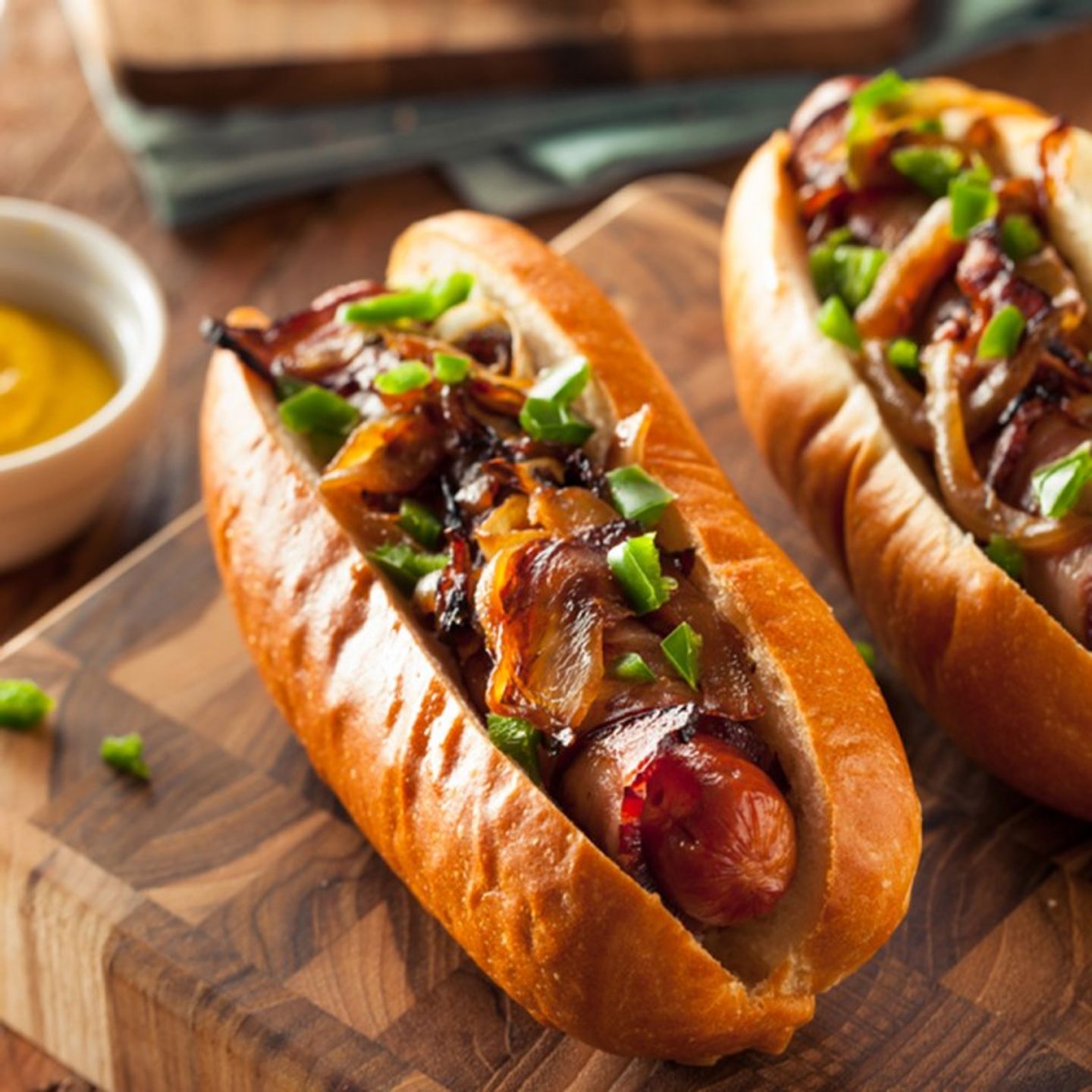 Sausage Sandwich With Potatoes