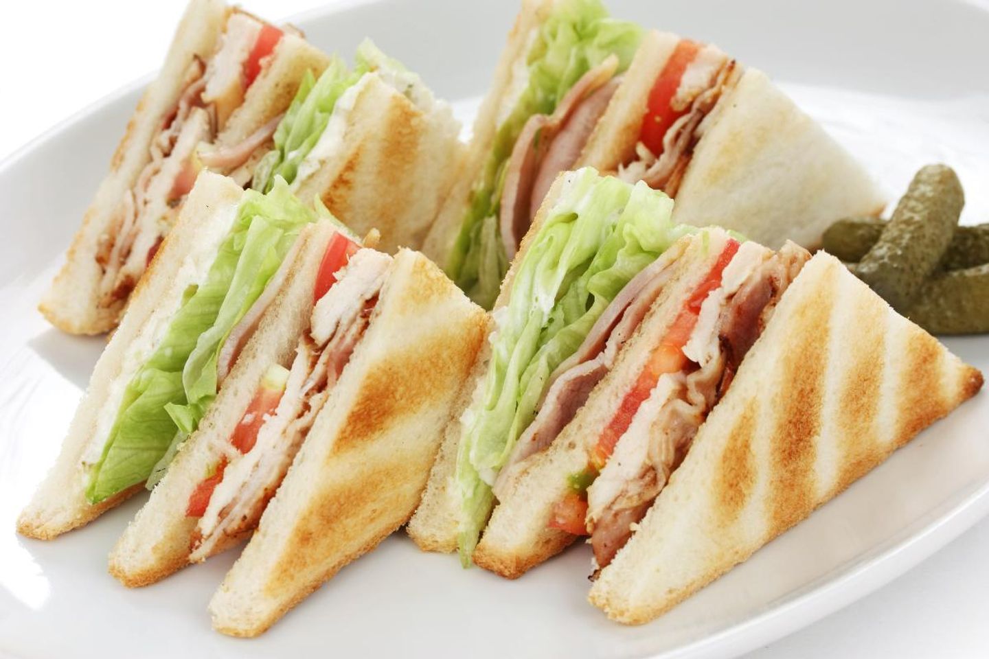 Vegetable Sandwich With Potatoes