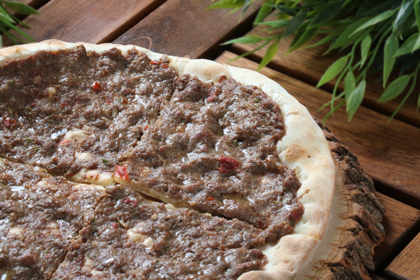 Meat On Dough Pie