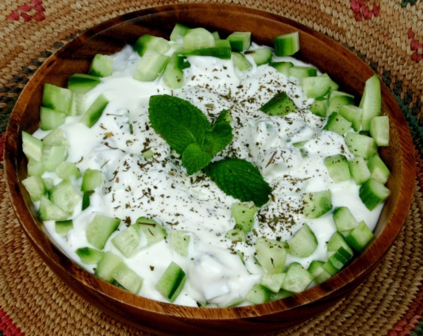 Cucumber Salad With Laban
