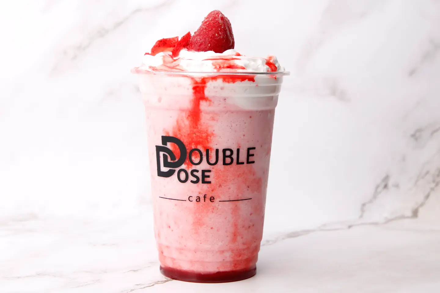 ميلك شيك فراولة