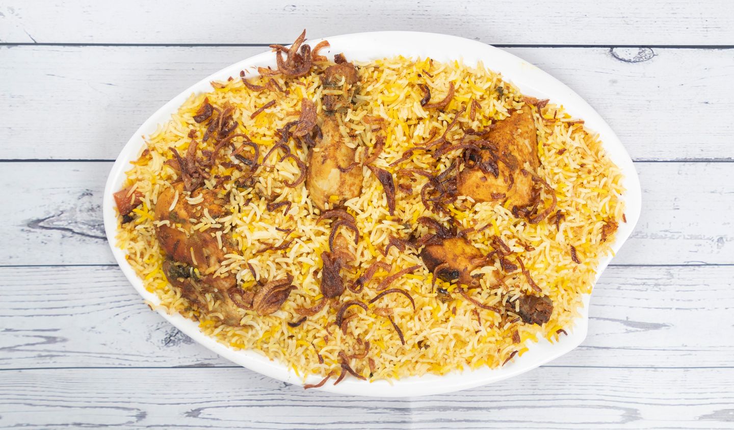 دجاج برياني حبة