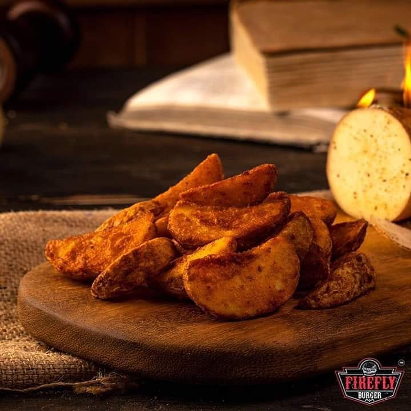 بطاطا ويدجز مقلية