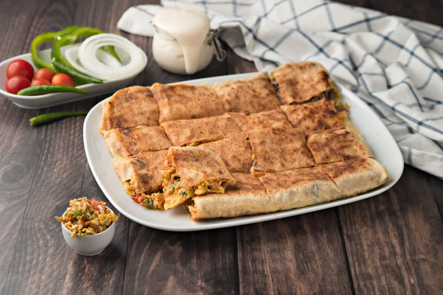 مطبق خضار باللحم