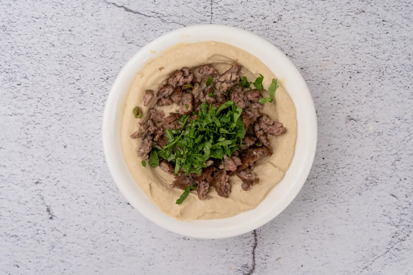 Hummus And Meat