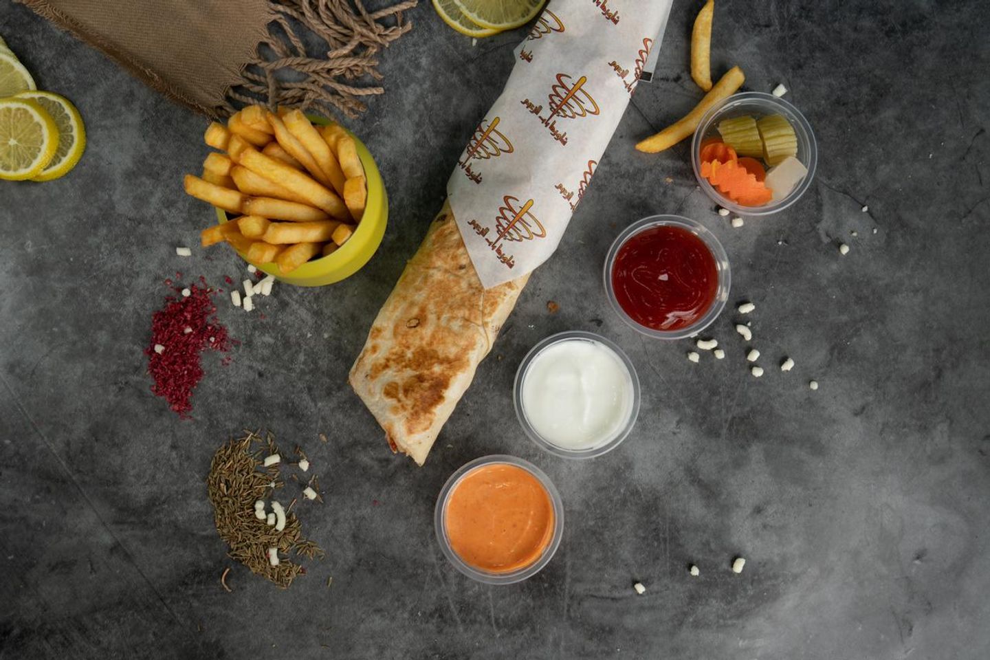 Saj Chicken Shawerma Sandwich