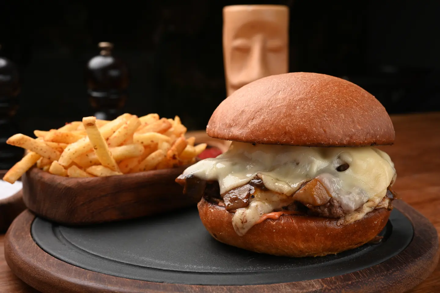 Truffle And Mushroom Burger