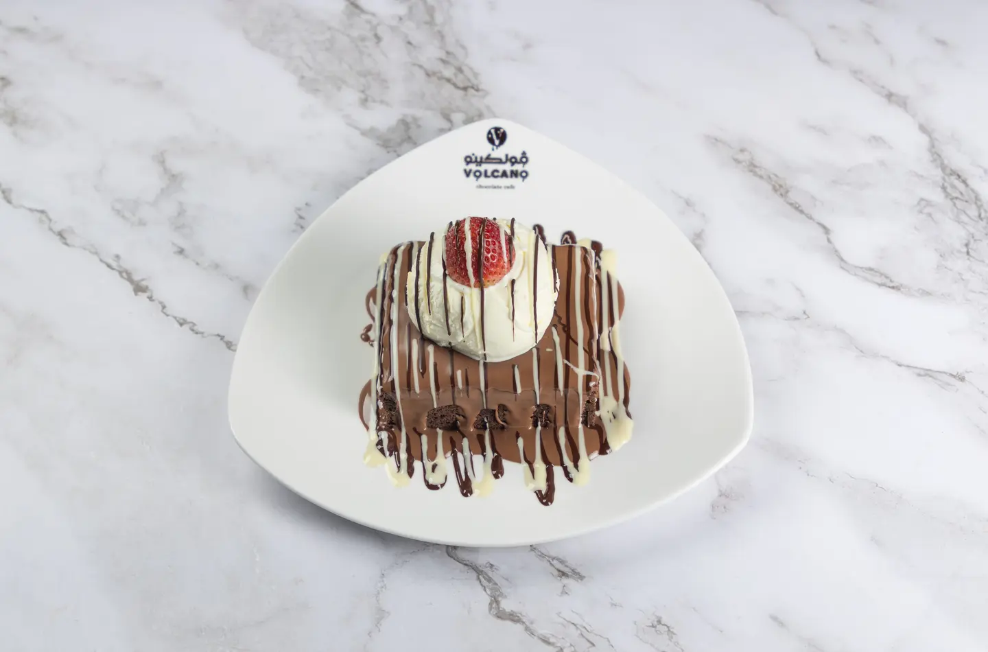 فولكينو ماستر براونيز مع الايس كريم