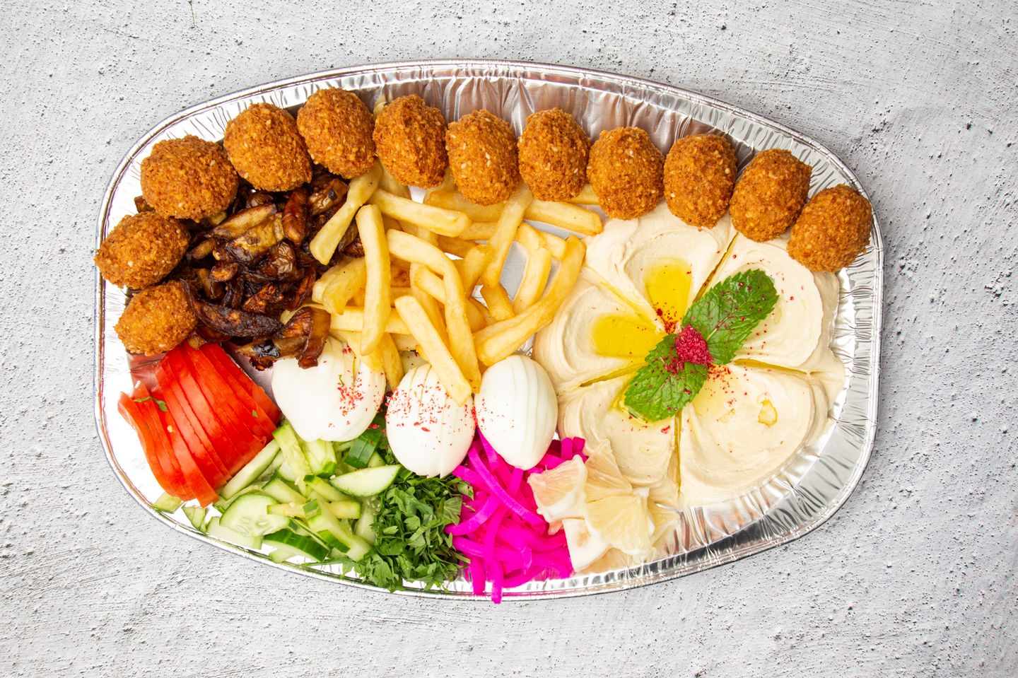 صحن فلافل - صغير