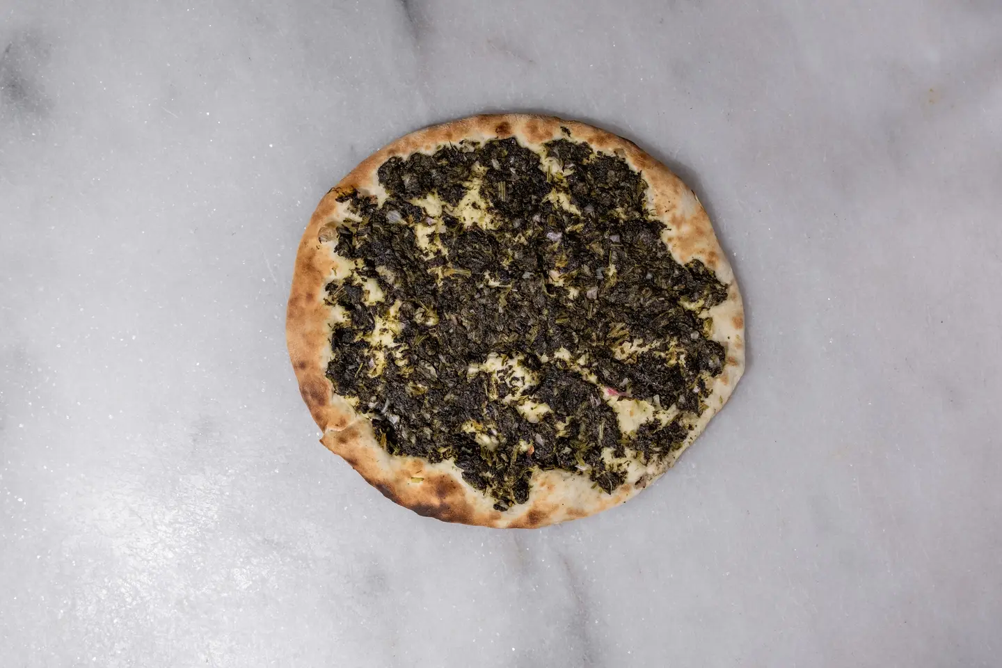 سبانخ بالجبن - وسط