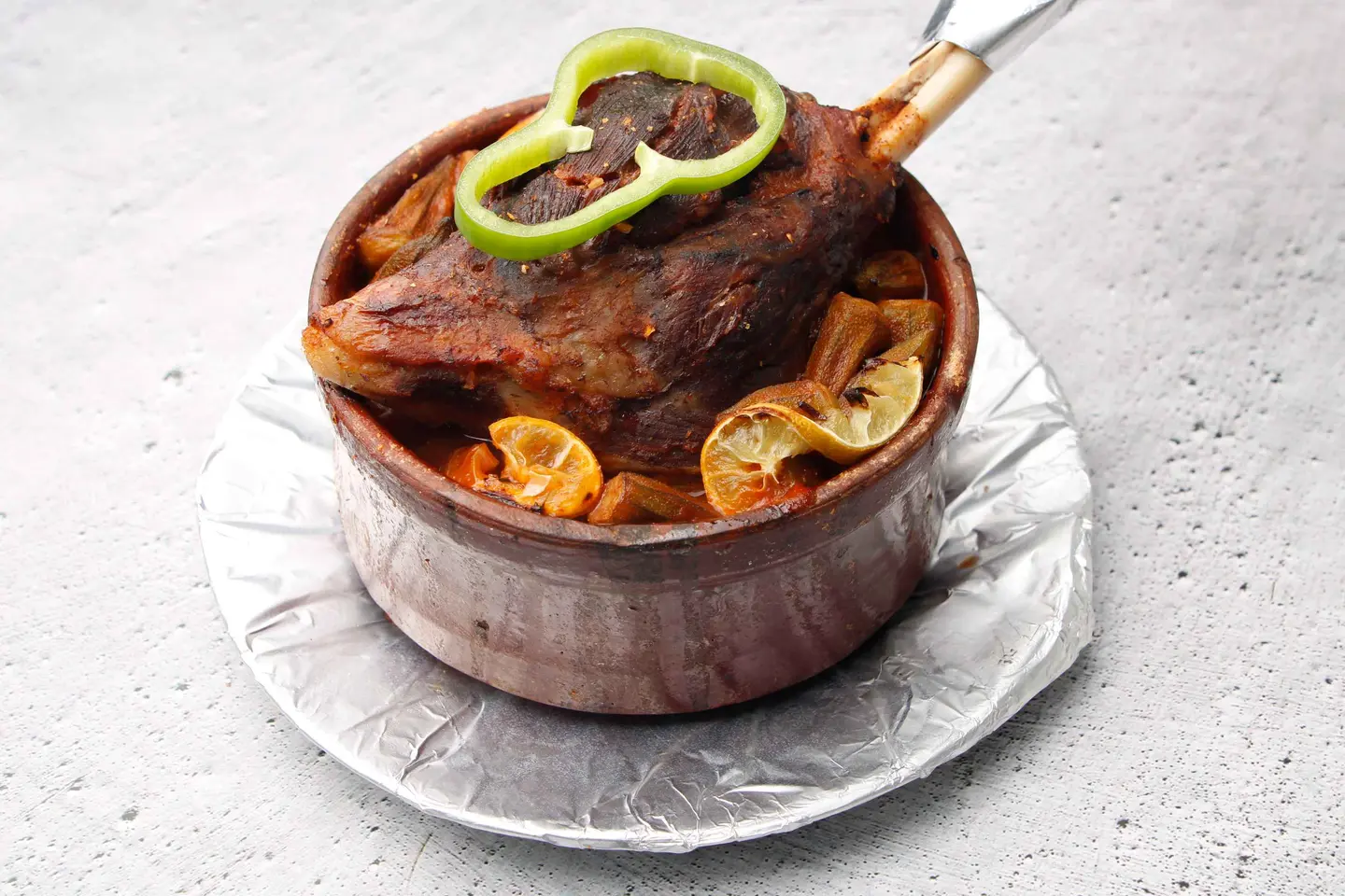 طاجن موزة بامية