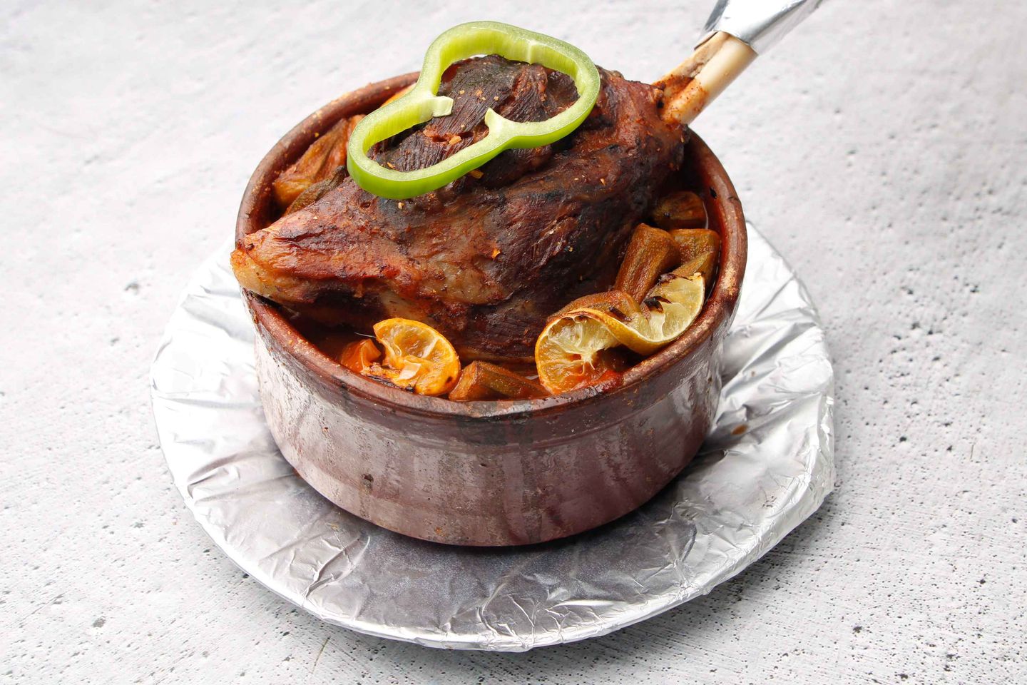 طاجن موزة بامية