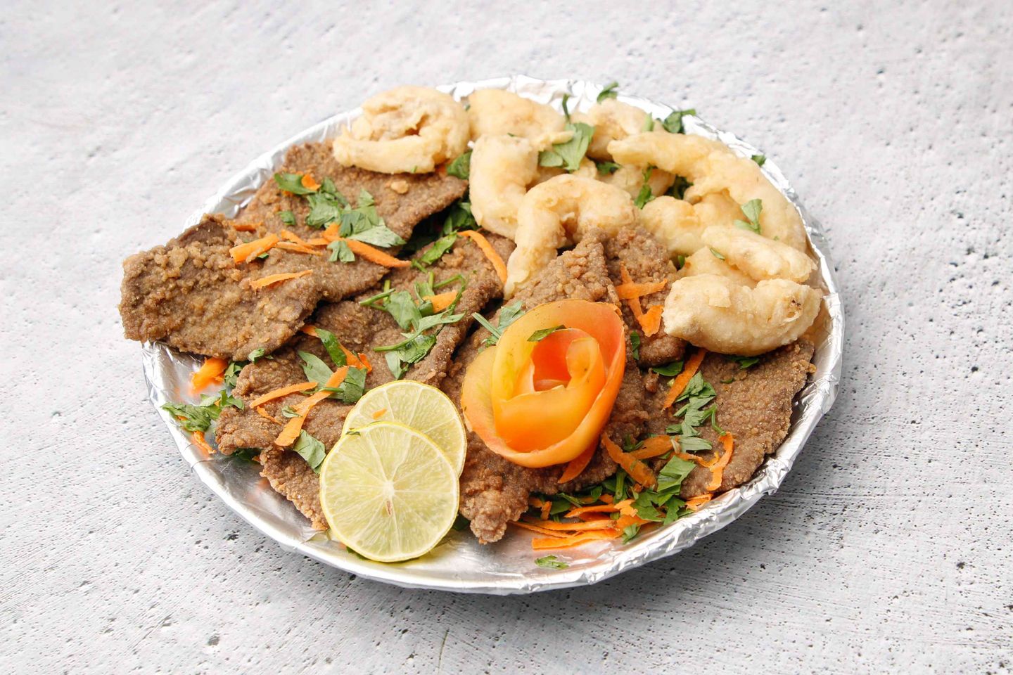 كبدة بانية وجمبري