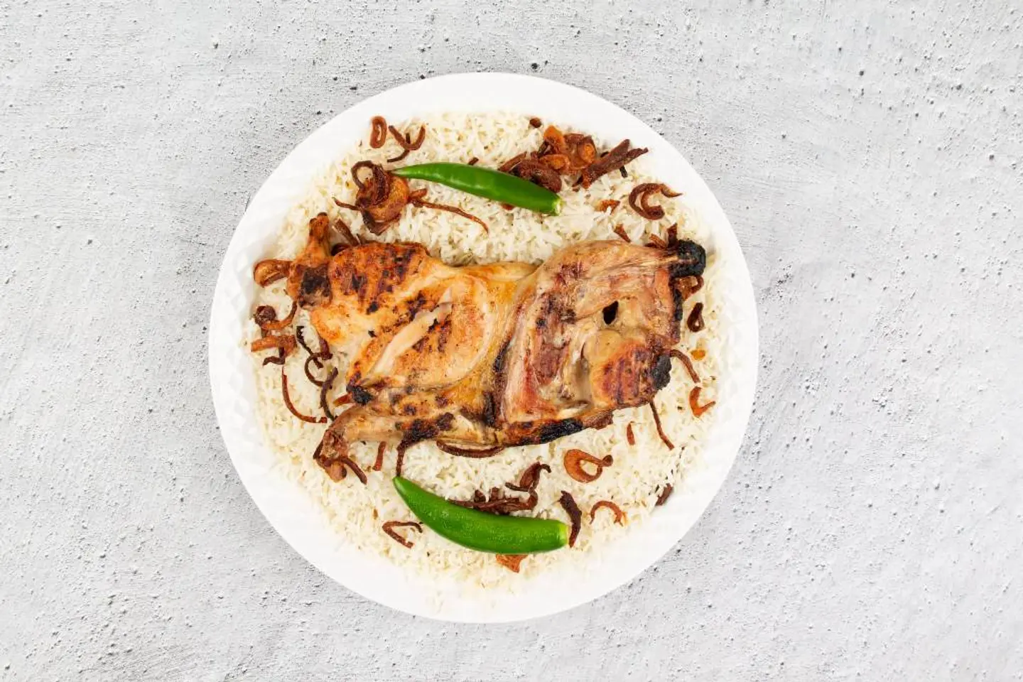 نص دجاج مظبي