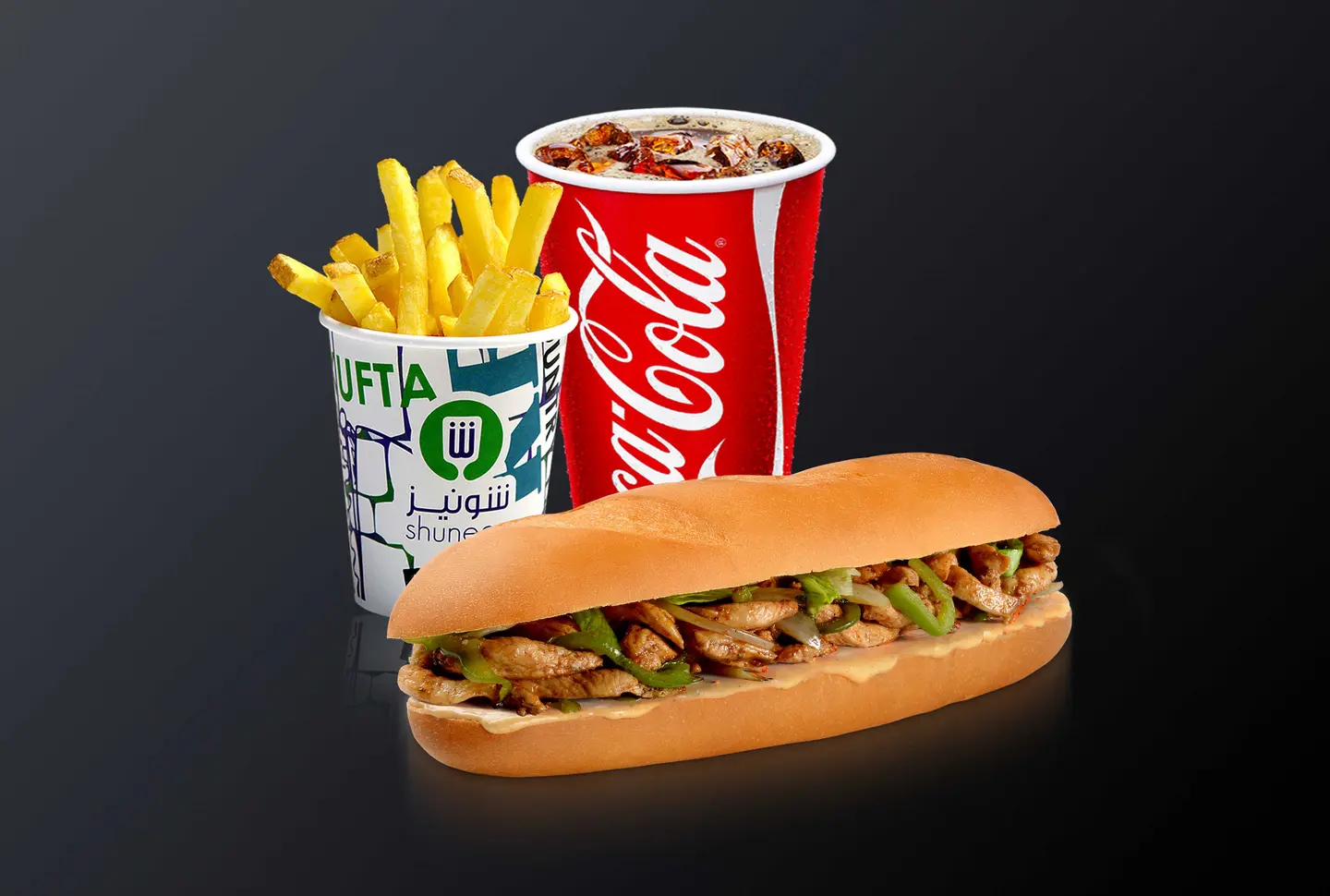 وجبة ستيك الدجاج