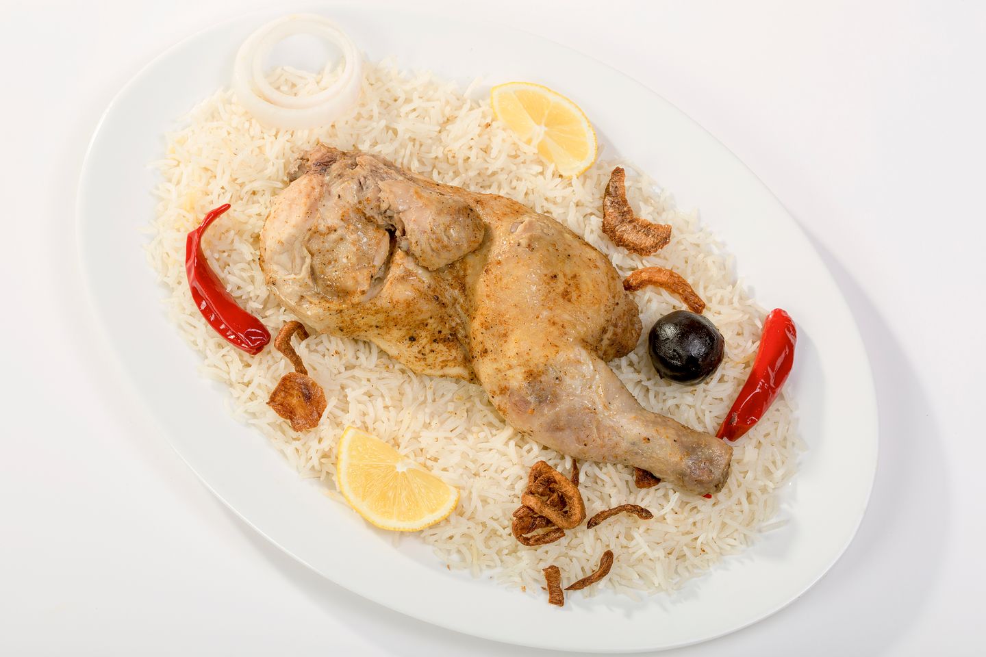 Madfoun Half Chicken - Shabi Rice