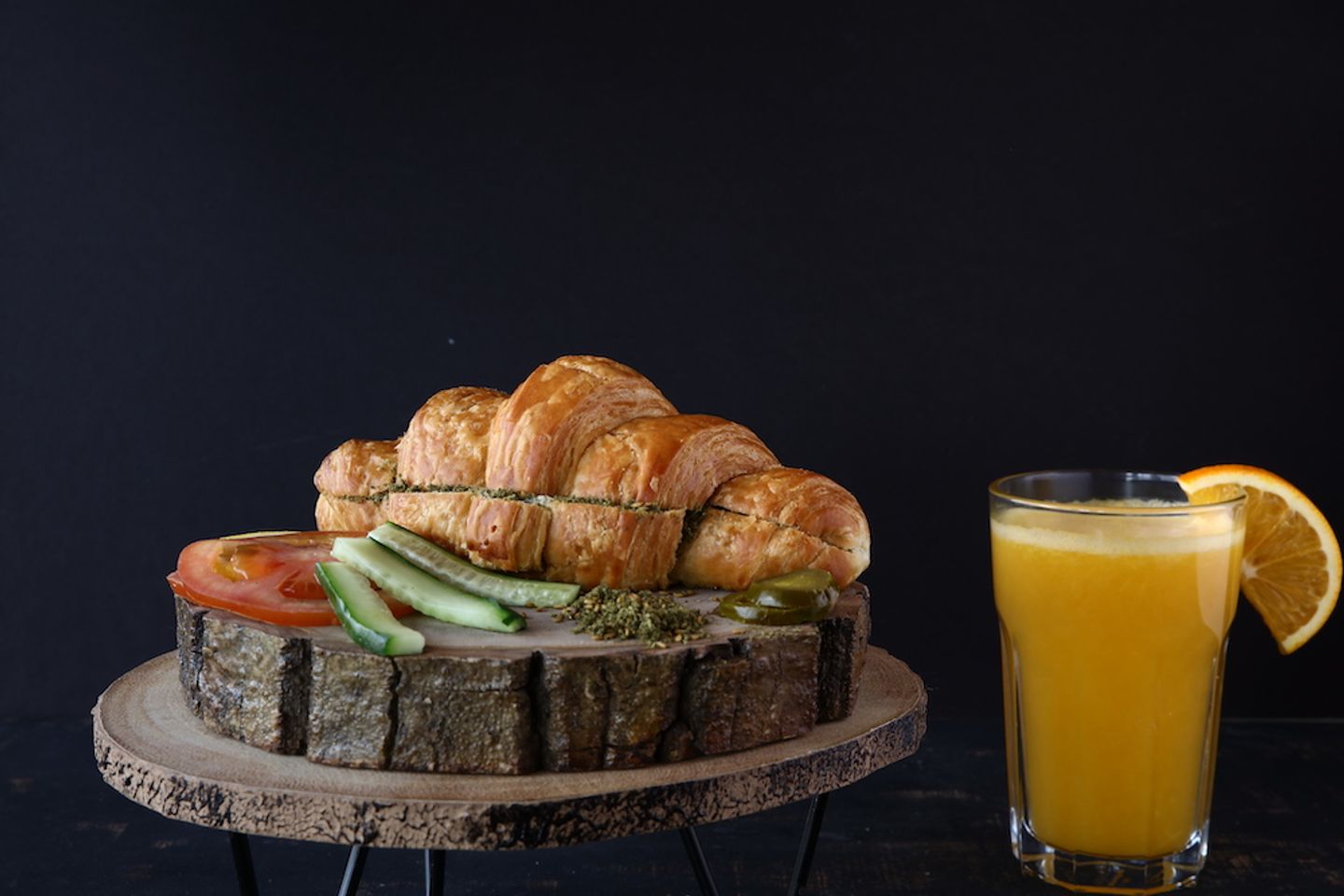 Labnah And Thyme Croissants