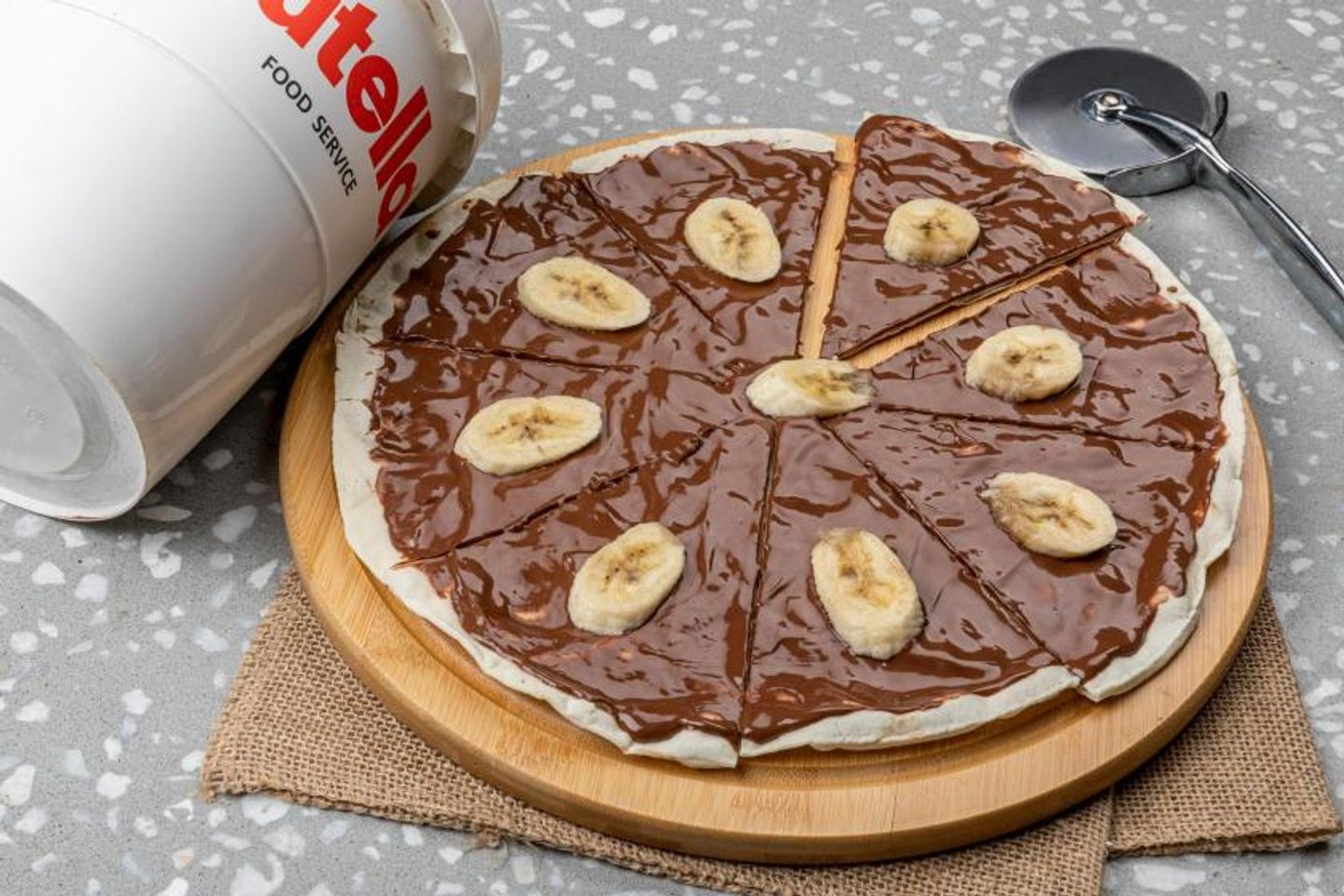 نوتيلا مع الموز