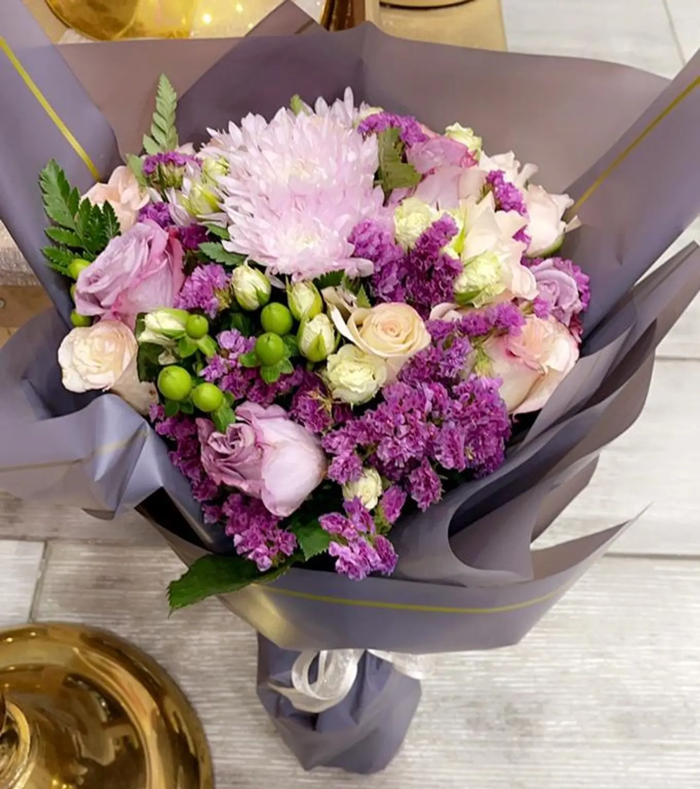 Jouri Bouquet With Cherries And Special Accessories