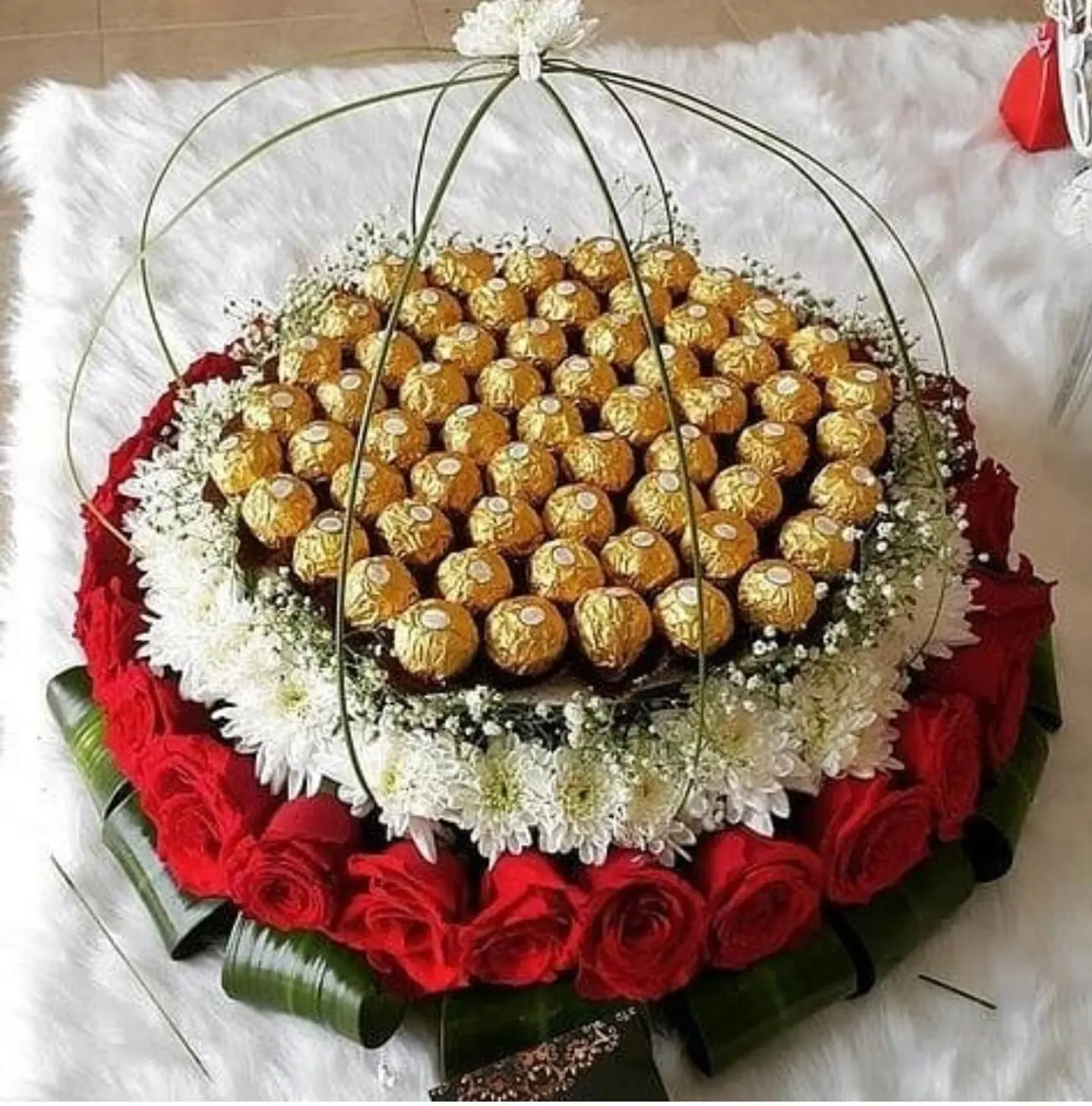 Chocolate Bouquet With Roses