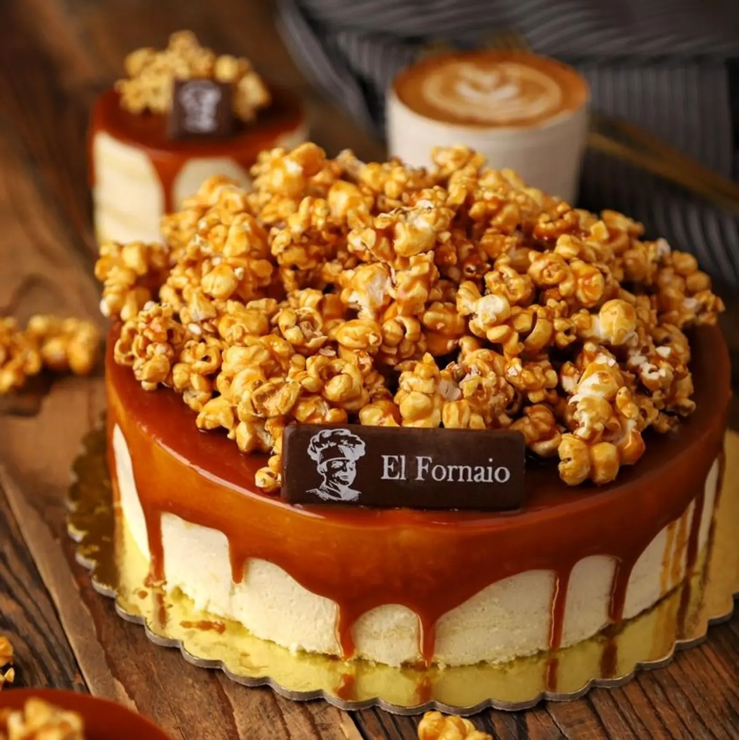 Large Popcorn Cake