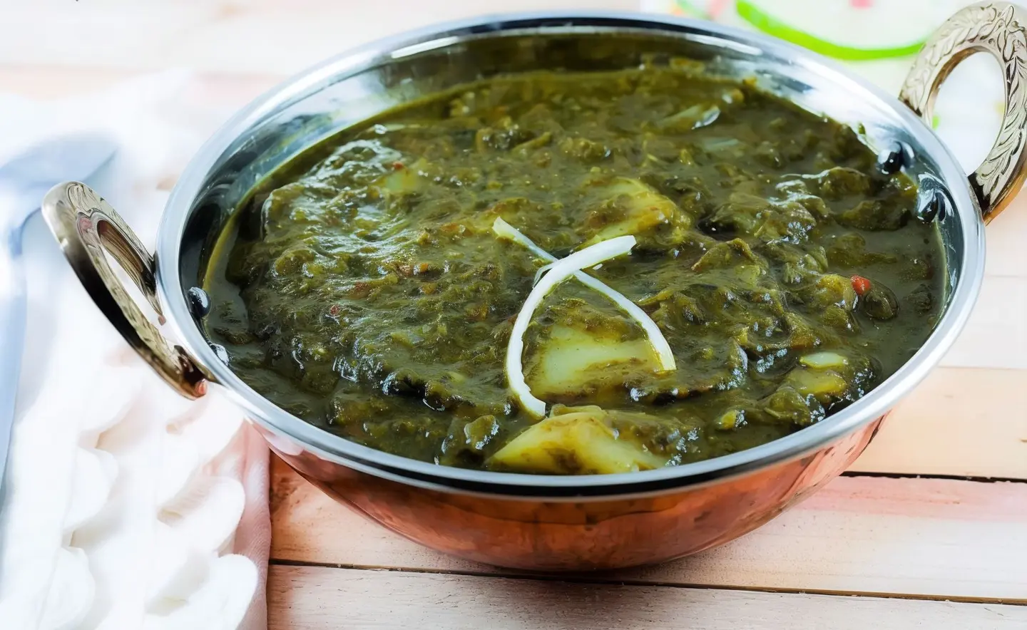 Aloo Palak ( Spinach )