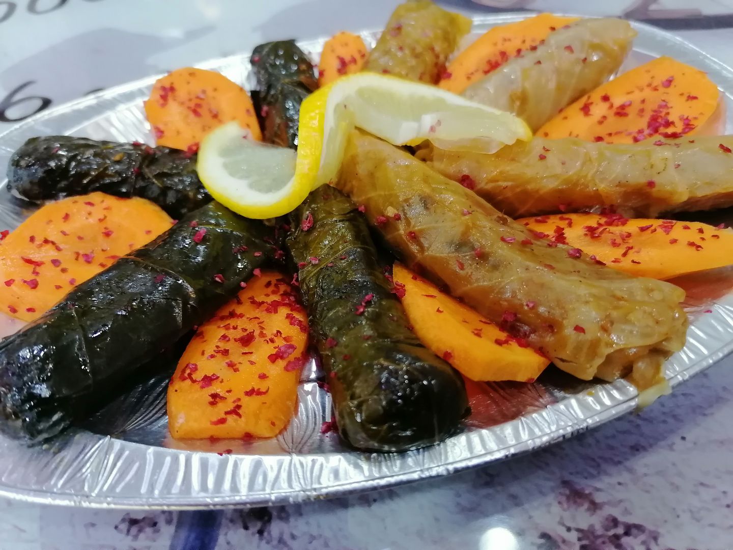 ورق عنب وكروم مشكل