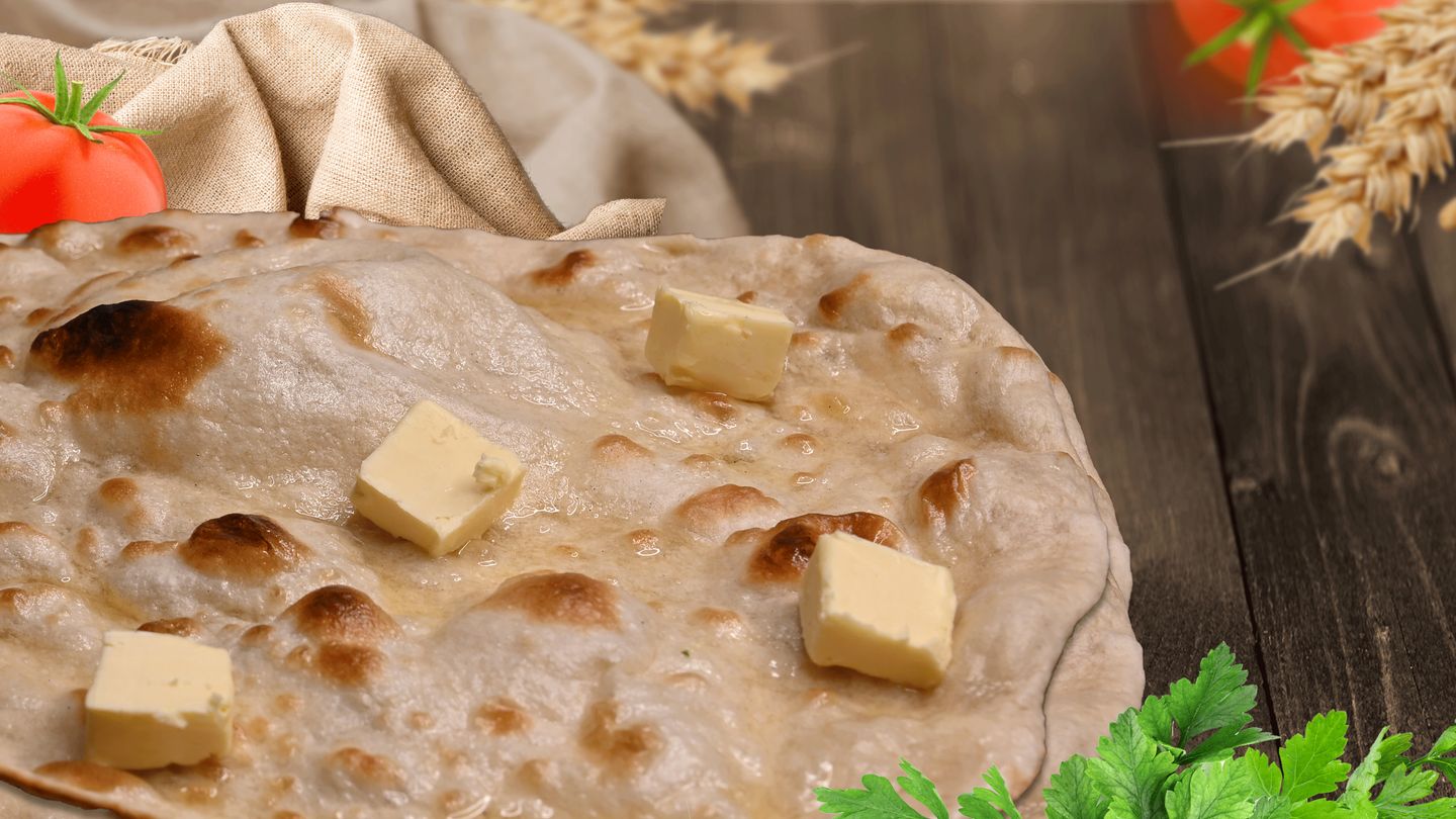 خبز نان بالزبده