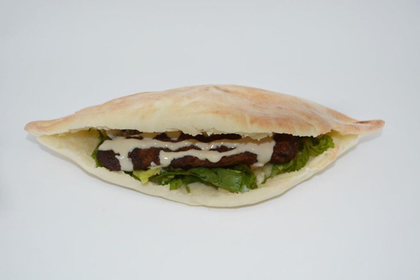 Beef Kebab Iraqi Bread Sandwich