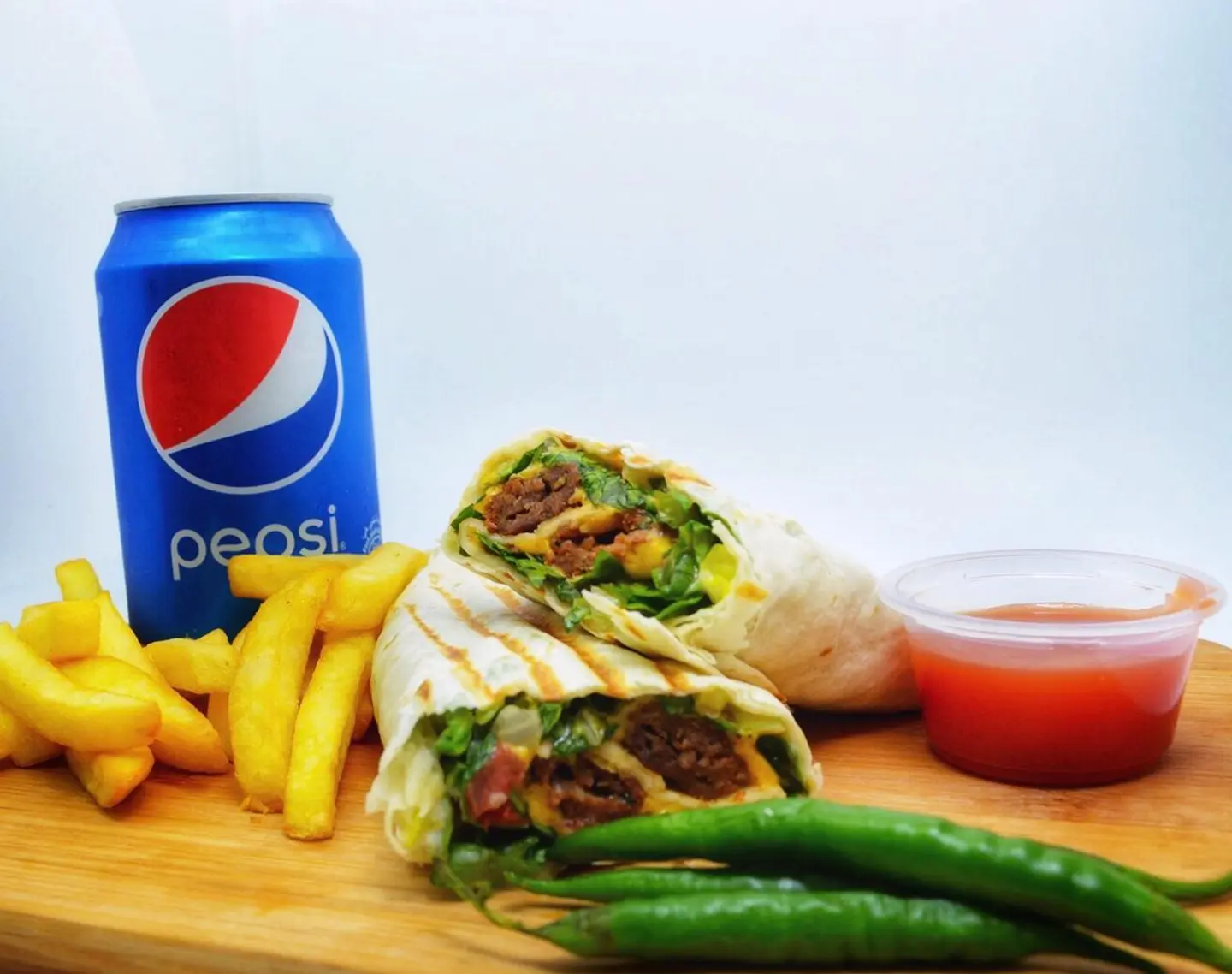 Spicy Meat Kabab Tortilla