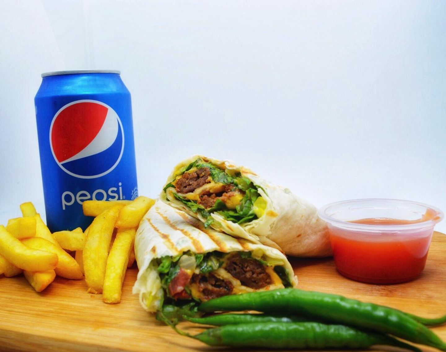 Spicy Meat Kabab Tortilla