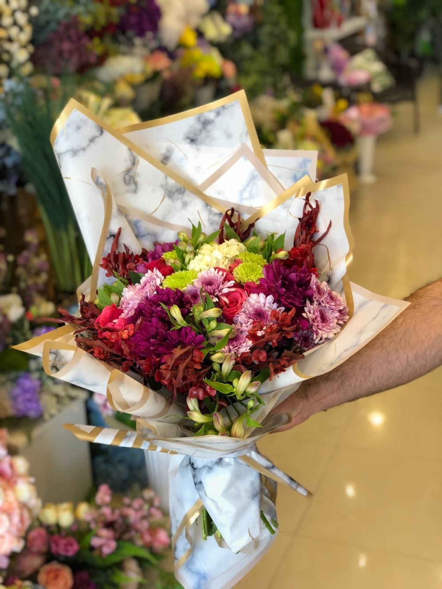 Marble Bouquet