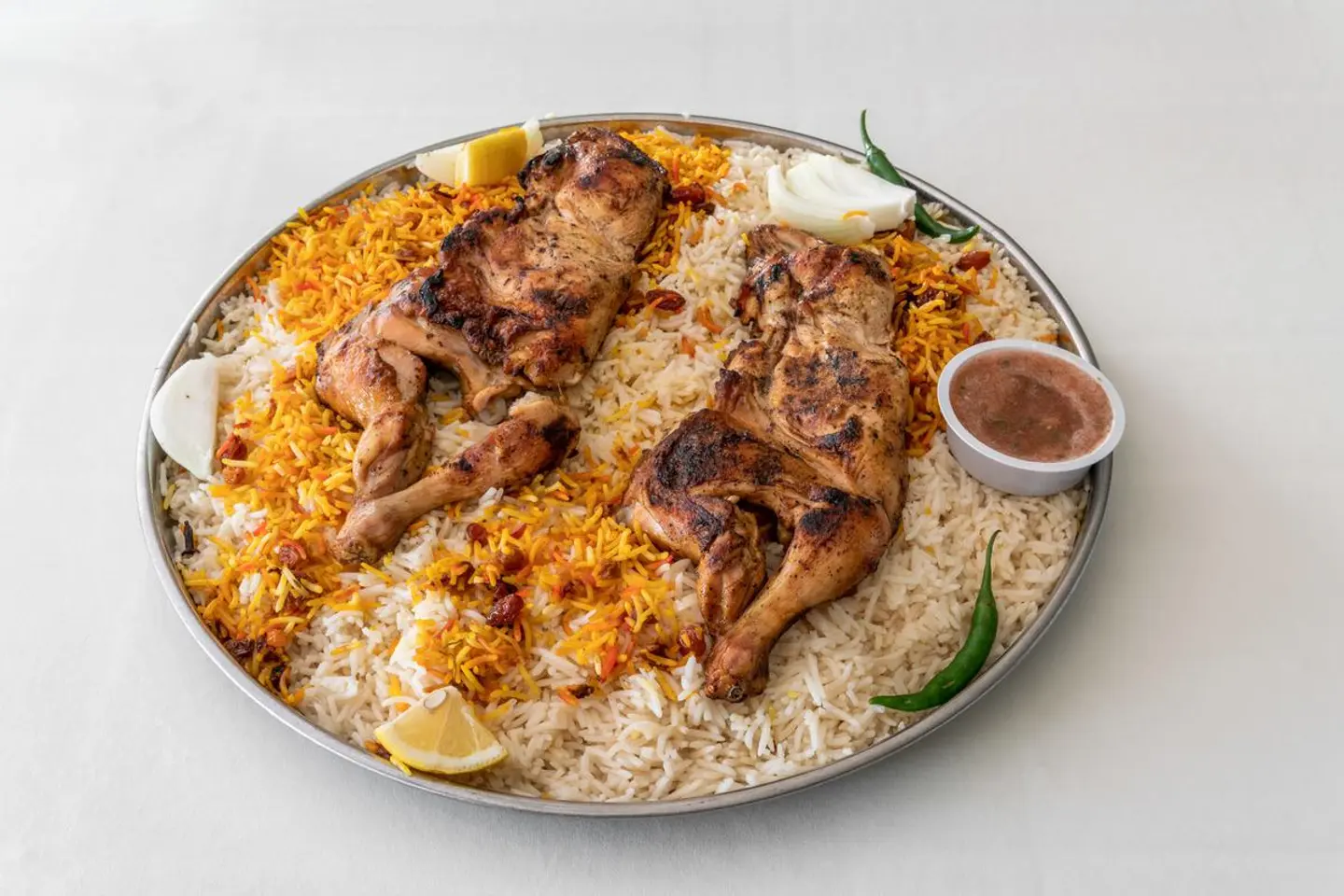 حبه دجاج مظبي مع الرز