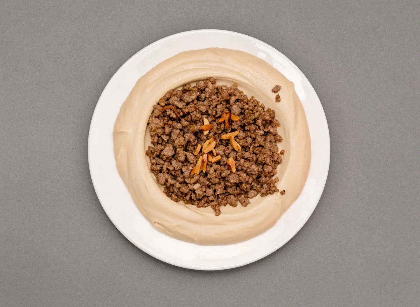 Hummus With Meat Dish