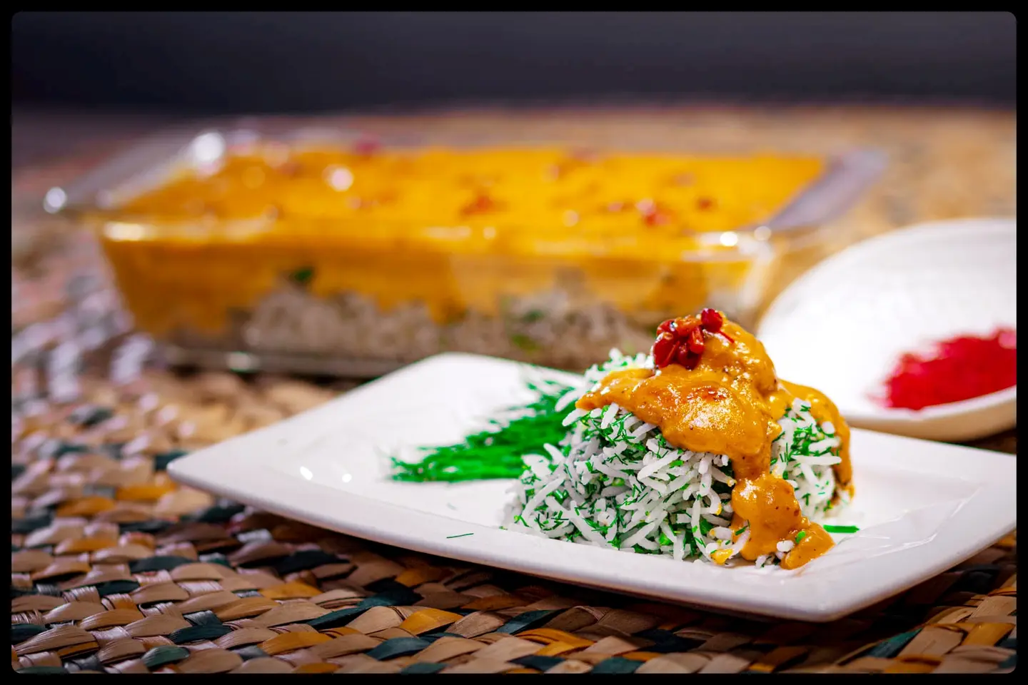Dill Rice With Chicken Breasts
