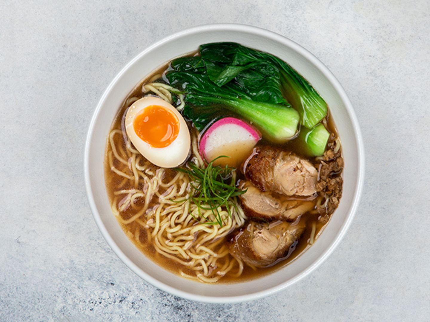 Grilled Chicken Chashu Ramen   Miso/Shoyu