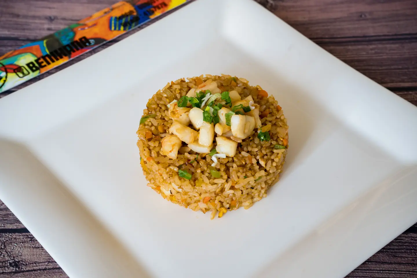 Fried Rice With Vegetables And Seafood