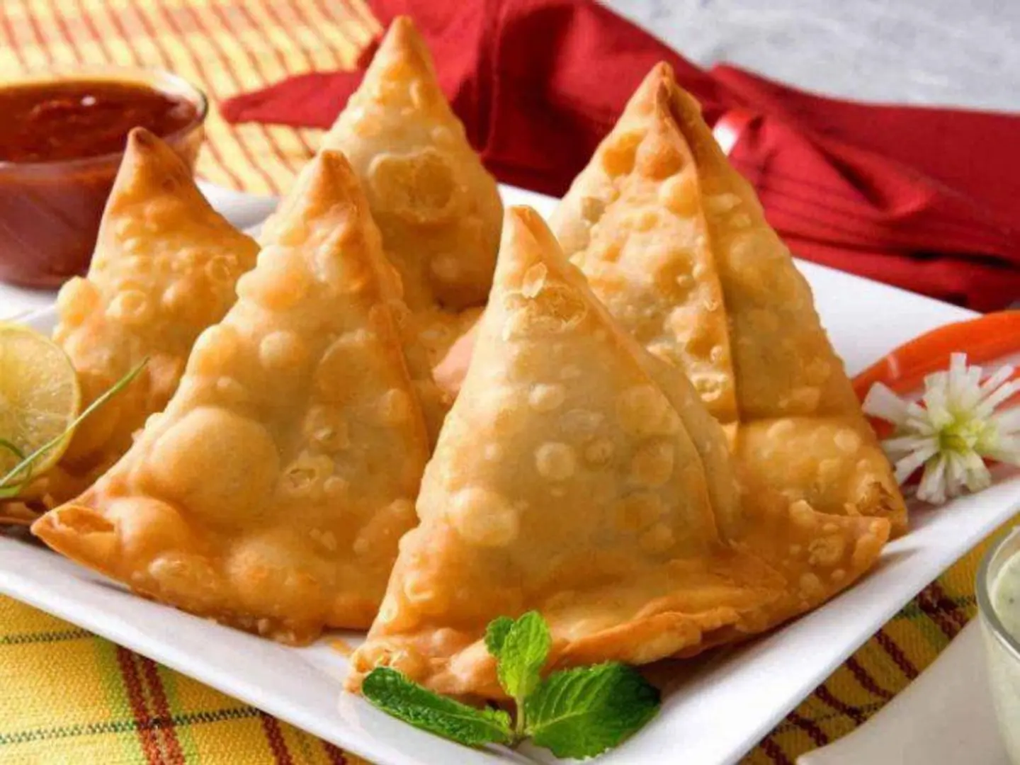 سمبوسة هندية وسط