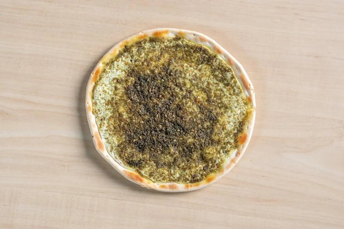 فطيرة لبنة وزعتر
