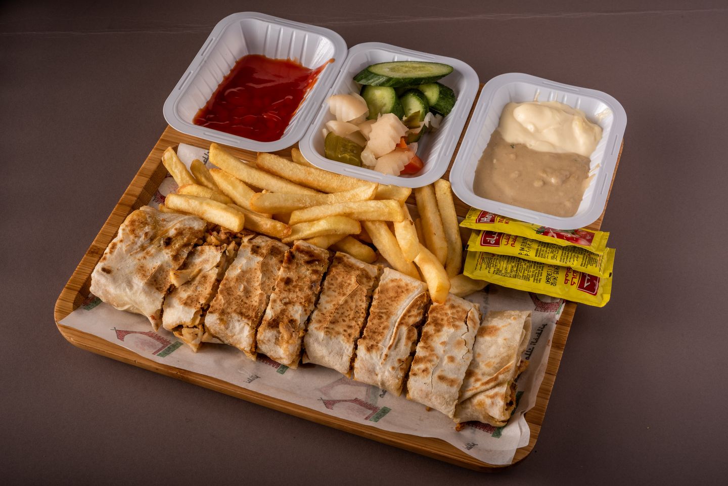 Arabic Shawerma With Cheese