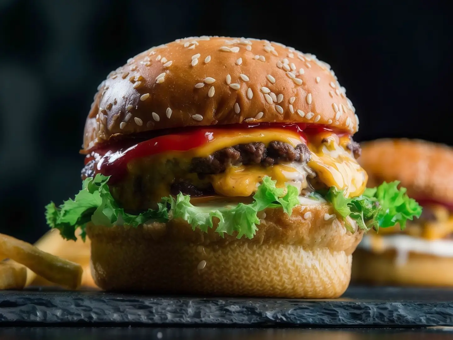 Double Smash Cheese Wagyu Burger