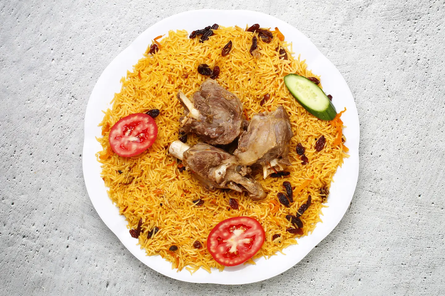Fresh Meat Kabsa With Rice