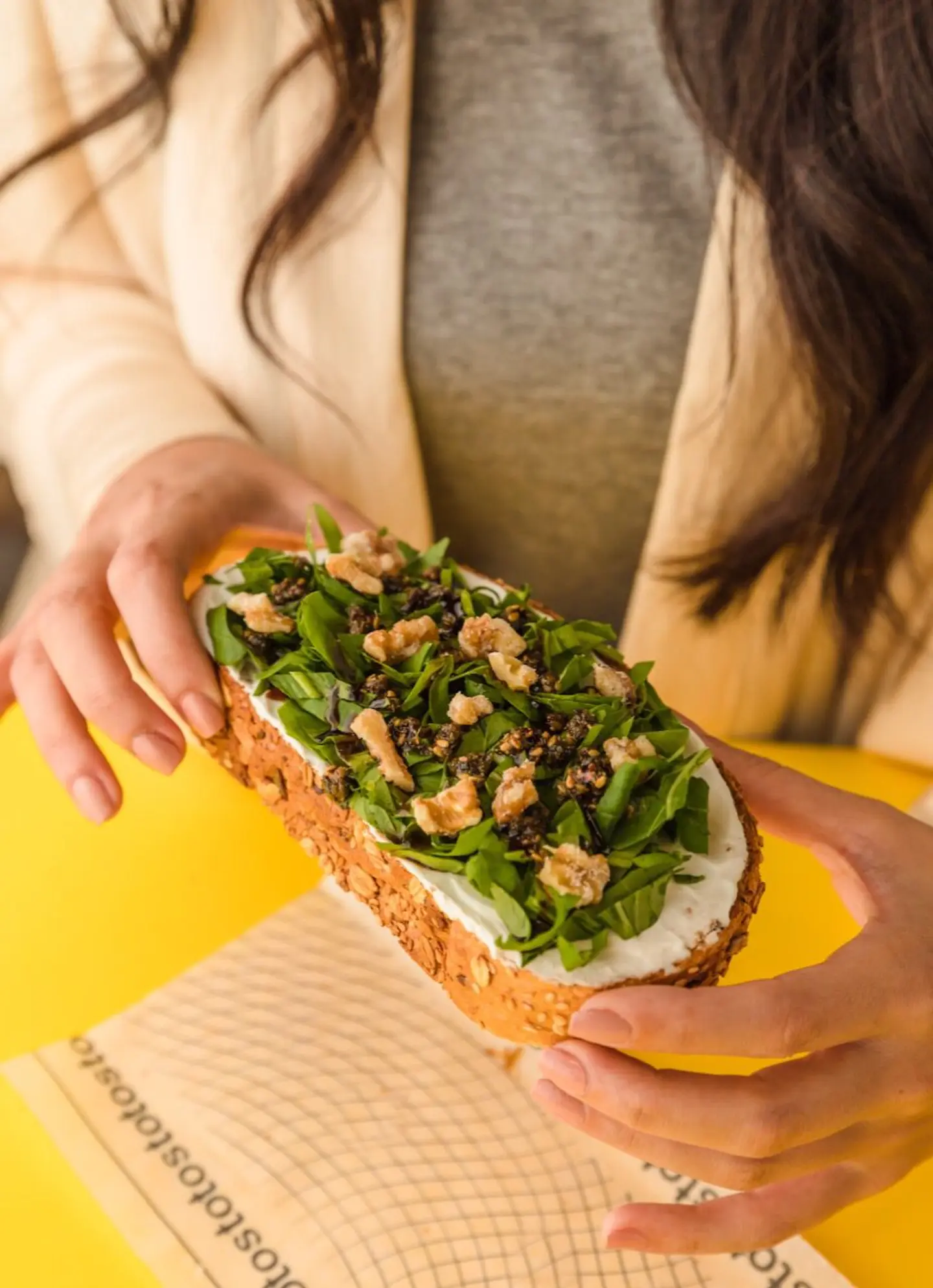 Labneh Zaa’atr Toast