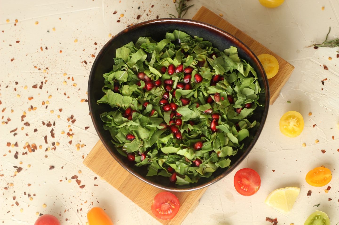 Watercress And Pomegranate Salad
