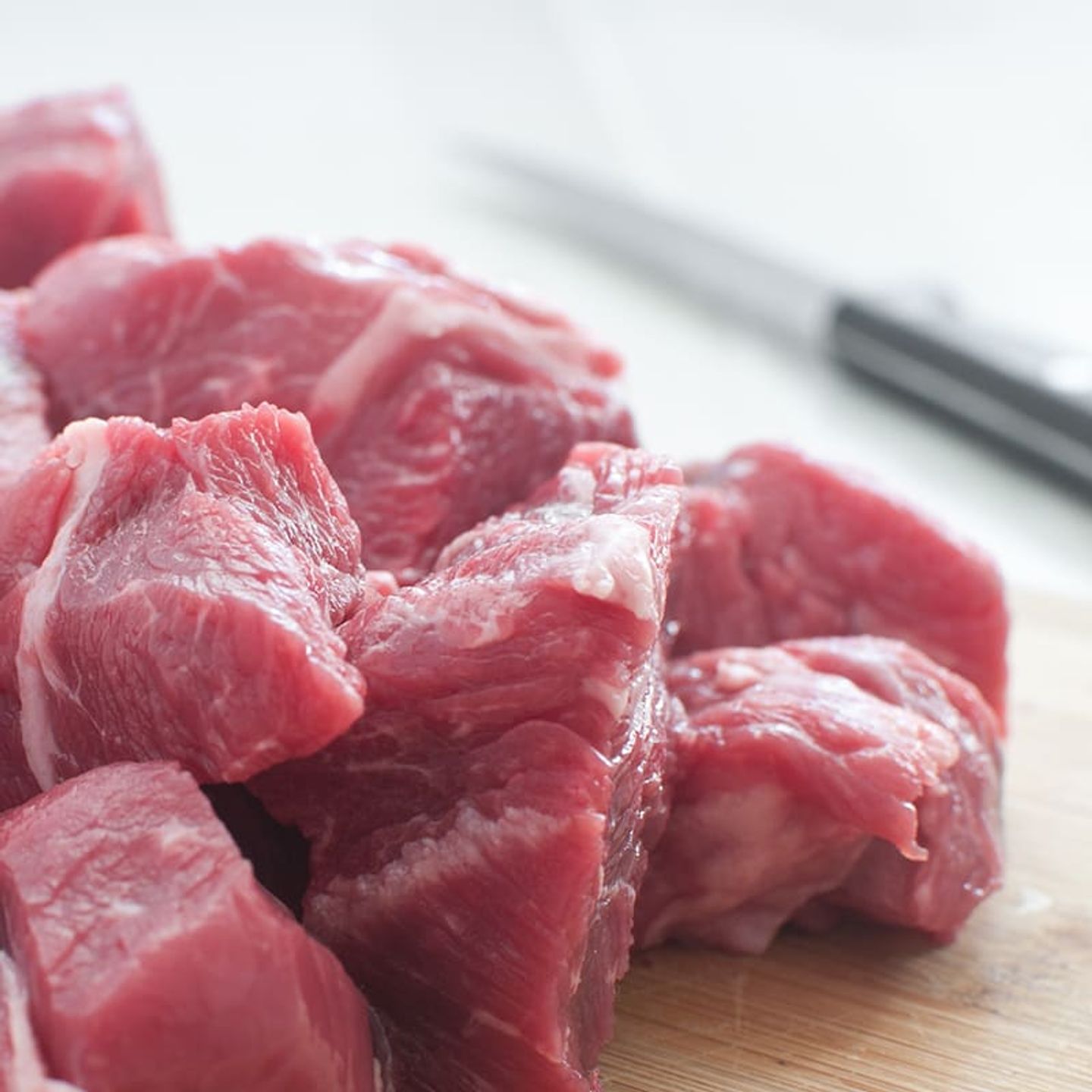 Fresh Mutton Boneless Large Cubes Pakistani 1 Kg