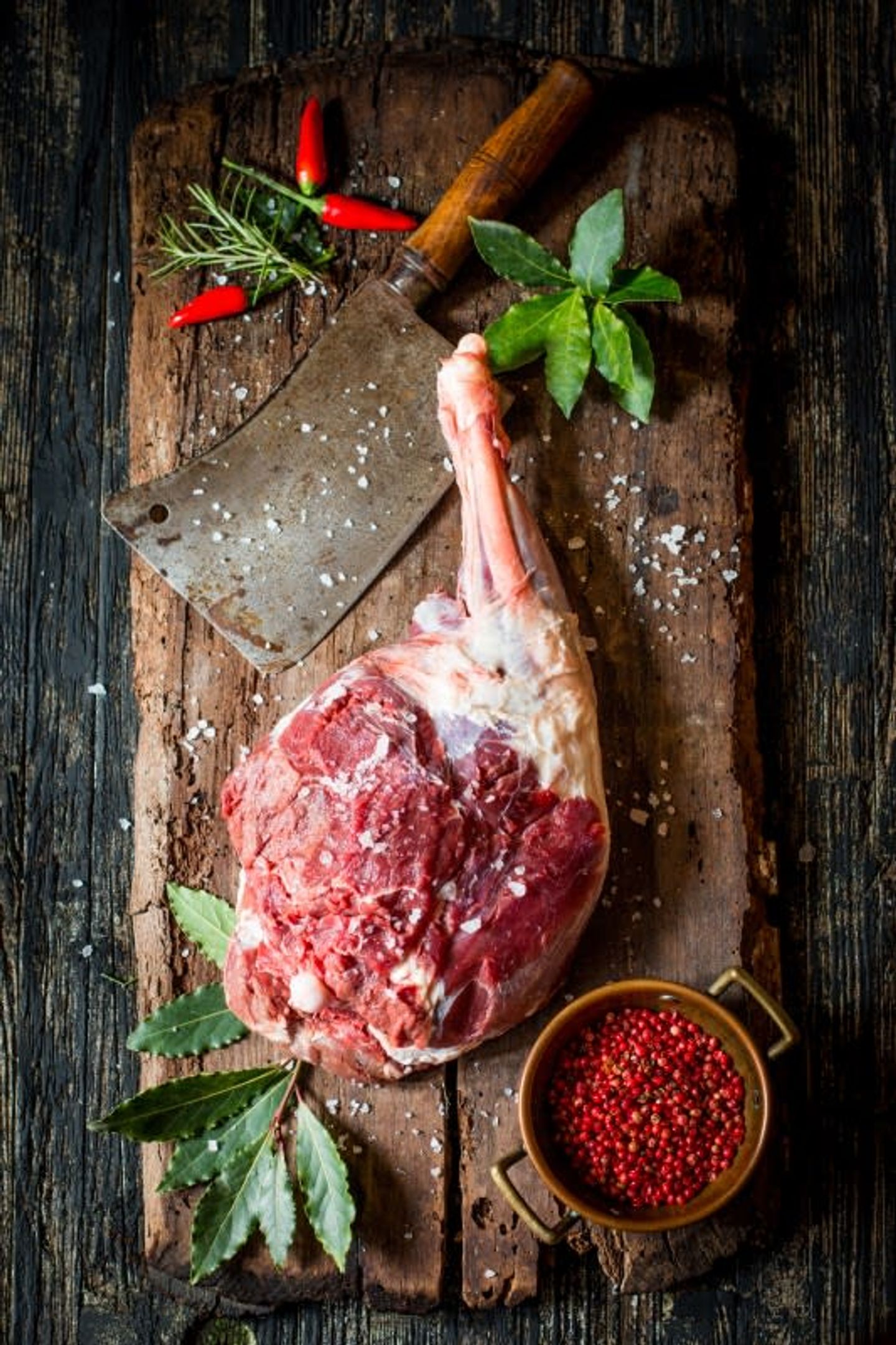 Fresh Lamb Leg Diced Harri 500 G