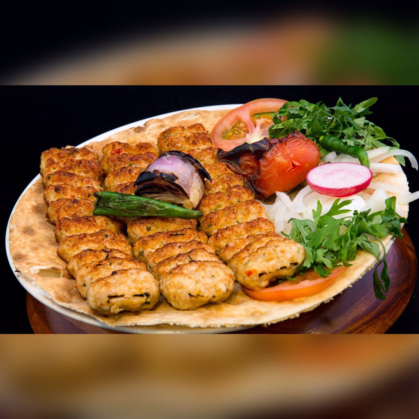 Chicken Kebab For One Person
