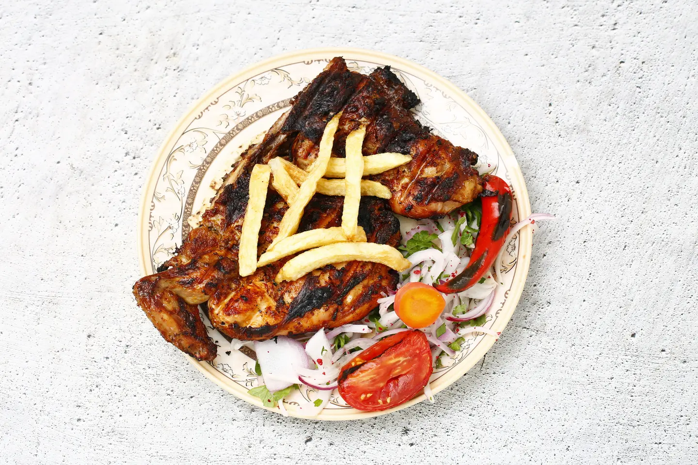 دجاج على الفحم